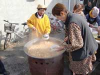 みくら5で用意していただいた豚汁