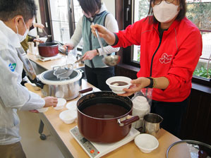 閉会のぜんざい